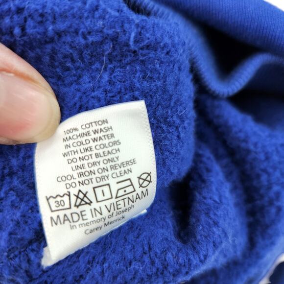 BRAIN DEAD LARGE SATURATED VOIDS PRINT COTTON CREW NECK LONG SLEEVE SWEATER - Picture 5 of 6